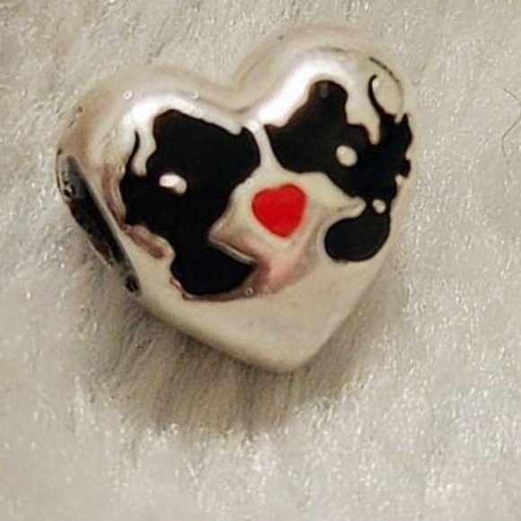 Pandora X Disney Mickey and Minie Kissing RETIRED - Picture 4 of 5